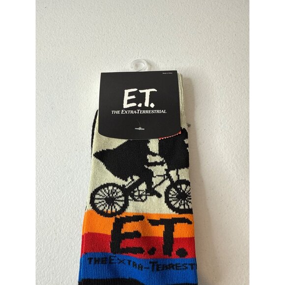 E.T. The Extra Terrestrial Socks Men’s Crew 80s Movie Retro Graphic Novelty Gift - Picture 3 of 5